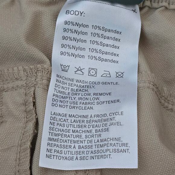 NWT Women’s Outdoor Hiking Camping Pants M Nylon Sun Protection UPF 50+ Stretch - Picture 8 of 11